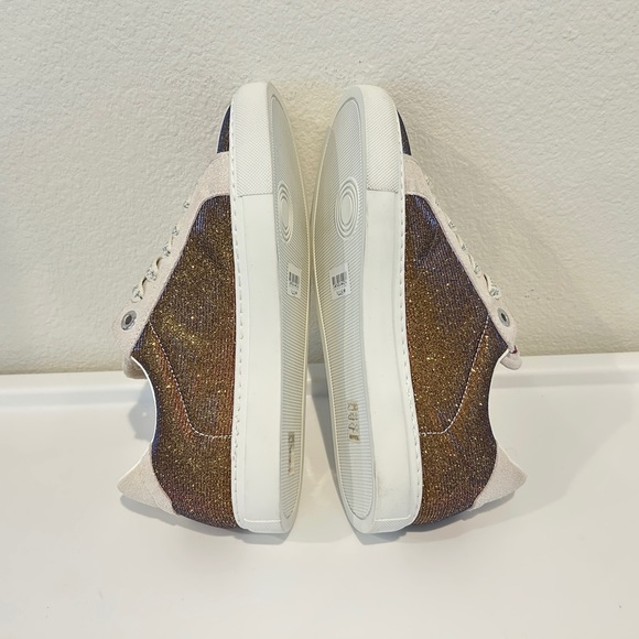 ZADIG & VOLTAIRE LA Flash sneakers, glitter fabrics, size 38, New with Box - Picture 4 of 11